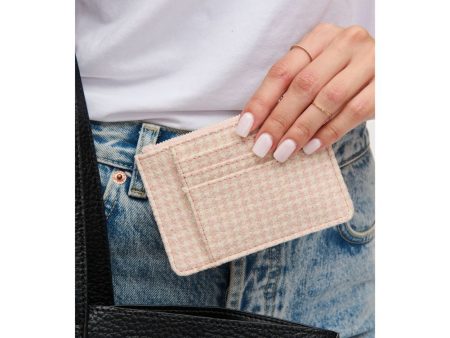 Afina - Houndstooth Card Holder Online Hot Sale