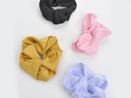 Scrunchie - Assorted 4 Pack Scrunchie Cheap