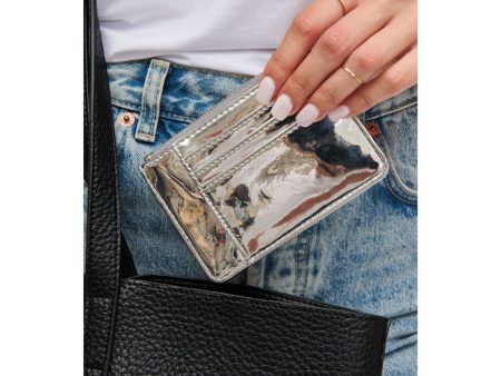 Afina - Mirror Metallic Card Holder Discount