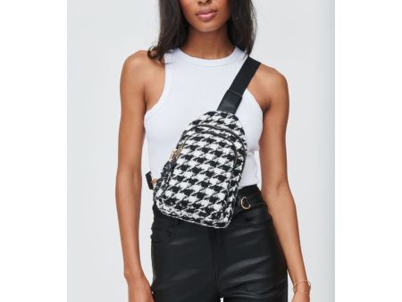 Ace - Houndstooth Sling Backpack Online now