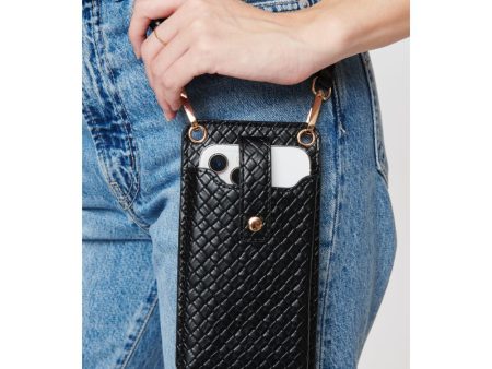 Claire Woven Cell Phone Crossbody Online Sale