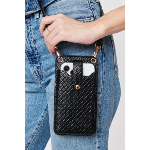 Claire Woven Cell Phone Crossbody Online Sale