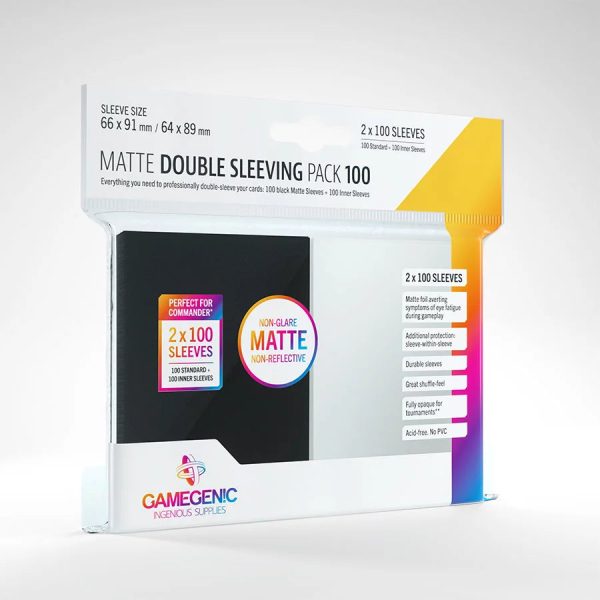 Gamegenic Matte Sleeves - Double Sleeving Pack Sale