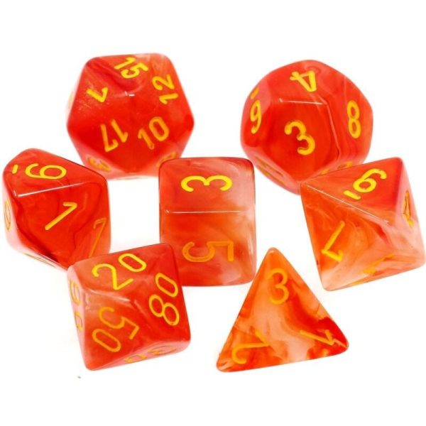 Ghostly Glow Orange w  Yellow - 7 Die Set - CHX27523 Cheap