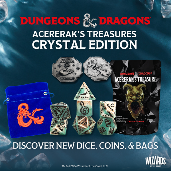 Acererak s Treasure D&D Blind Bag - Sirius Dice Crystal Edition Online Sale