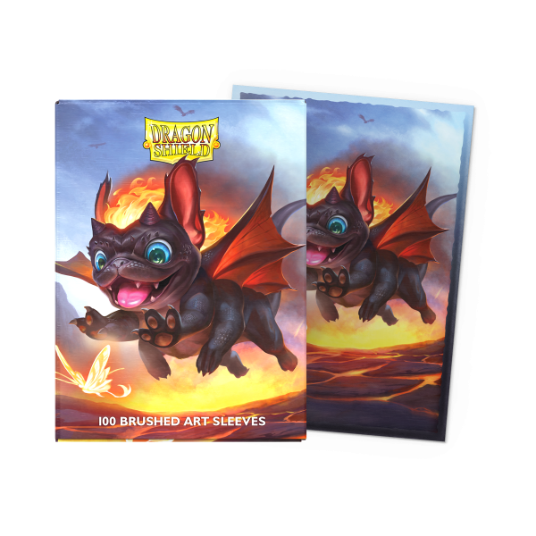 Dragon Shield - Box 100 Brushed ART The Wufdragon For Cheap