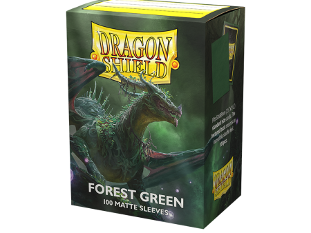 Dragon Shield Sleeves Matte - Forest Green (100pk) Fashion