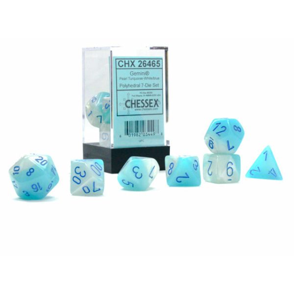 Gemini Luminary Pearl Turquoise-White w Blue - 7 Die Set - CHX26465 For Cheap