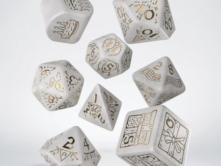 Q-Workshop 20th Anniversary Happy Birthday Dice Set (7) For Cheap