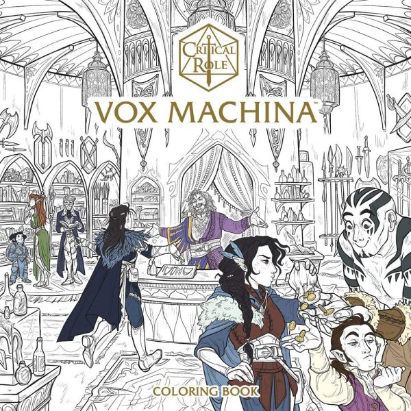 Critical Role Vox Machina: Coloring Book Discount