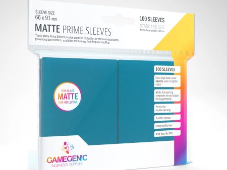 Gamegenic Matte Prime Sleeves - Blue (100pk) For Sale