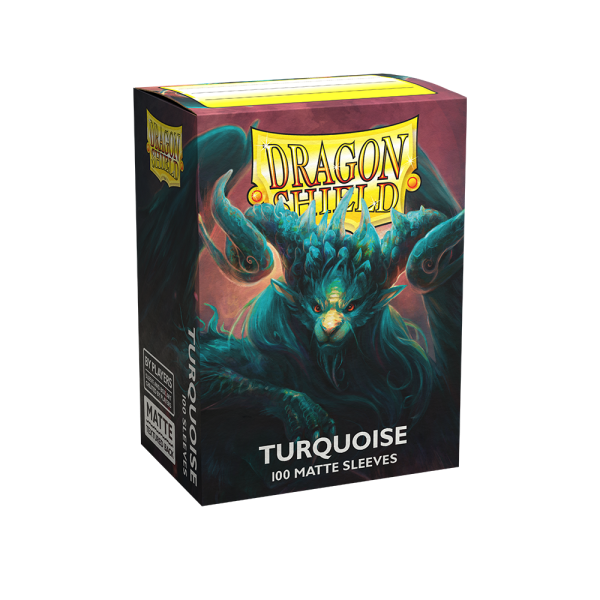 Dragon Shield Sleeves Matte - Turquoise (100pk) Online Sale