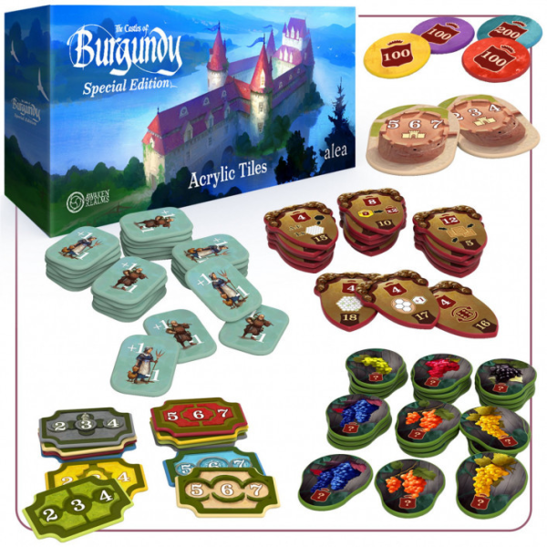 The Castles of Burgundy: Special Edition - Acrylic Tokens on Sale