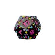 Inscripted Hex Pastel Black - Metal RPG Dice Set (LPG) Online Hot Sale