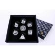 Draco Light Blue Silver - Metal RPG Dice Set (LPG) on Sale