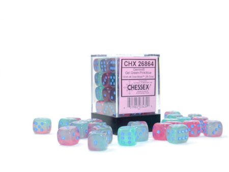 Gemini Luminary 12mm D6 Gel Green-Pink Blue (36) (CHX2684) Hot on Sale