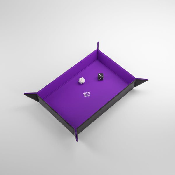 Magnetic Dice Tray: Rectangular - Purple Black Online now