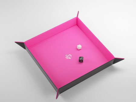 Magnetic Dice Tray: Square - Pink Black Hot on Sale