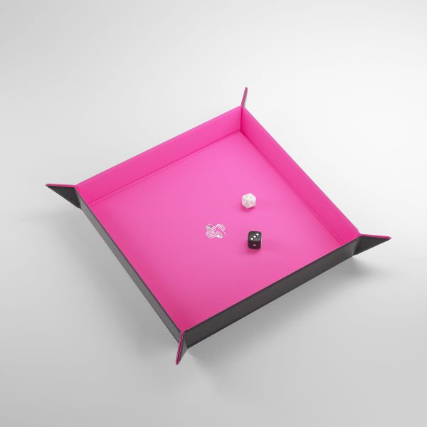 Magnetic Dice Tray: Square - Pink Black Hot on Sale