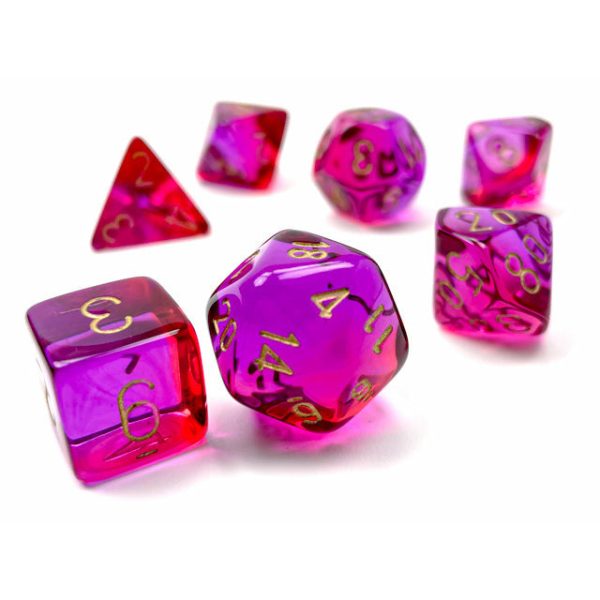 Gemini Translucent Red-Violet w Gold - 7 Die Set (CHX26467) Online Hot Sale