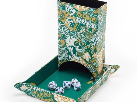 LPG Leather Dice Tower & Mat - Artist Series: Cara Online Sale