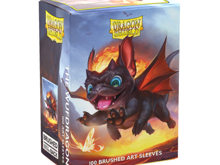 Dragon Shield - Box 100 Brushed ART The Wufdragon For Cheap