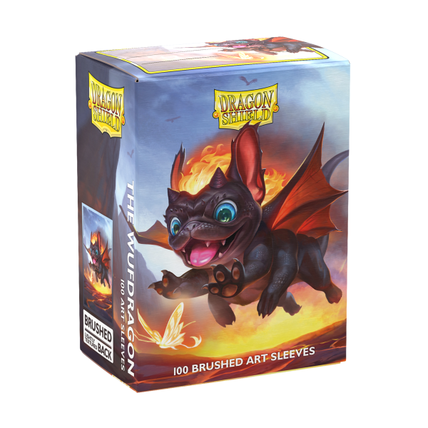 Dragon Shield - Box 100 Brushed ART The Wufdragon For Cheap