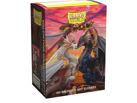 Dragon Shield - Box 100 Brushed ART Valentine Dragons 2023 For Discount