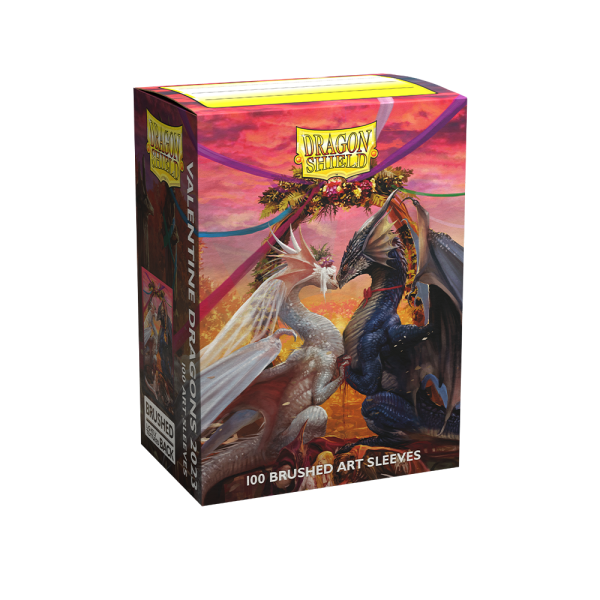 Dragon Shield - Box 100 Brushed ART Valentine Dragons 2023 For Discount