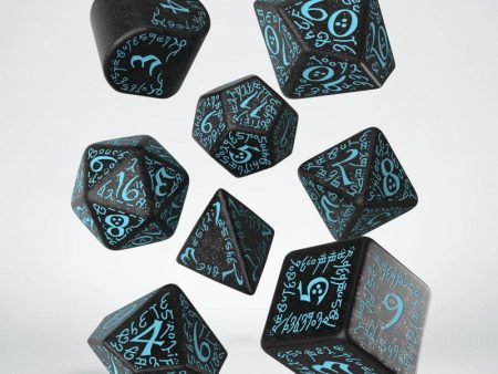 Q Workshop 20 years: Elvish Dice Set (7) For Sale