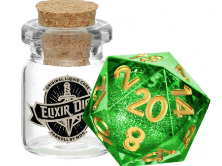 MDG Elixir Liquid Core Dice: Aegis of Hope (Single d20) For Cheap