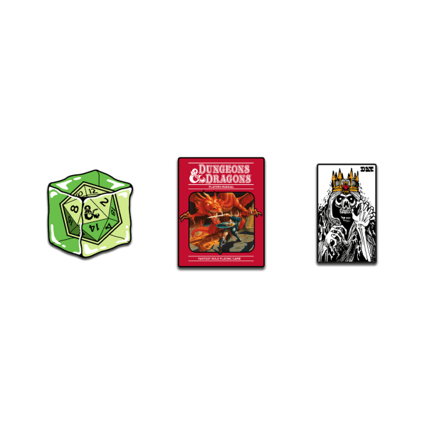 Classic Dungeons & Dragons Pin Set - Pinfinity on Sale