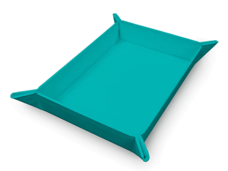 Vivid Magnetic Folding Dice Tray - Teal Discount