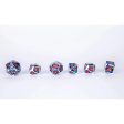 Leadlight 4 Colour Silver - Metal RPG Dice Set (LPG) Discount