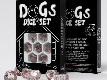 Dogs Dice Set - Bubbles (7) Online now