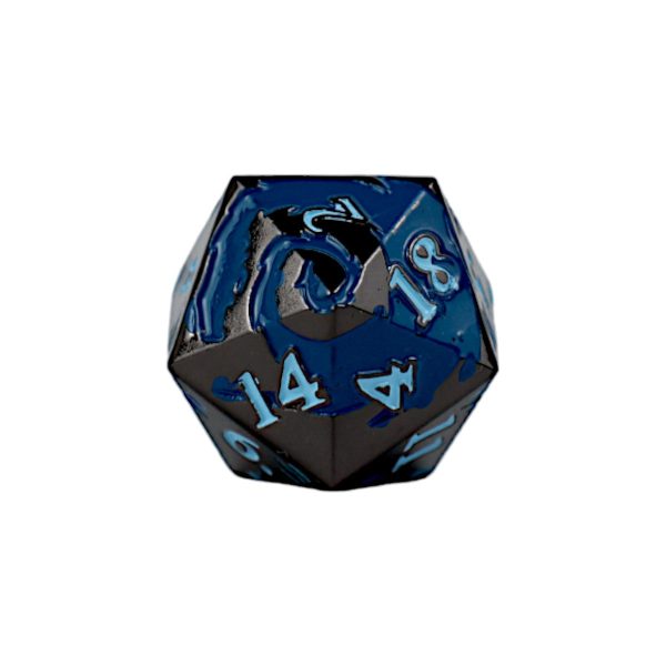 Inscripted Dragon Blue - Metal RPG Dice Set (LPG) Online