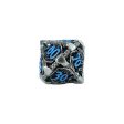 Hollow Dragon Stainless and Blue - Metal RPG Dice Set (LPG) For Cheap