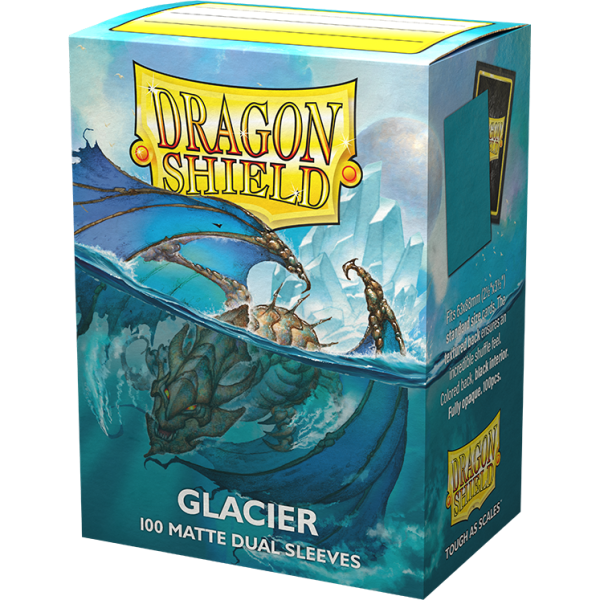 Dragon Shield Sleeves DUAL MATTE - Glacier (100pk) Online Sale