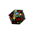 Inscripted Hex Neon - Metal RPG Dice Set (LPG) Sale