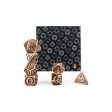 Concentric Black Brass - Metal RPG Dice Set (LPG) Supply