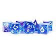 MDG Sharp Edge Resin Dice Set - Oceanic Flare For Sale