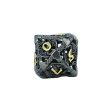 Hollow Dragon Black and Gold - Metal RPG Dice Set (LPG) Online now