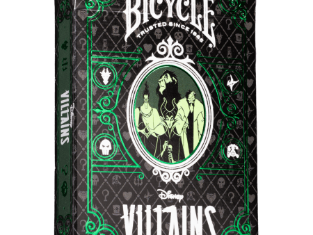 Playing Cards - Bicycle: Disney Villains (Green) For Discount