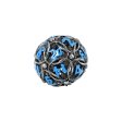 Hollow Vines Stainless and Blue - Metal RPG Dice Set (LPG) Hot on Sale