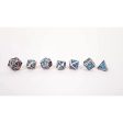 Draco Dark Blue Brass - Metal RPG Dice Set (LPG) Online Sale