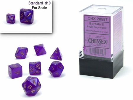 Mini Borealis Luminary Royal Purple w Gold - 7 Die Set (CHX20587) Online Hot Sale