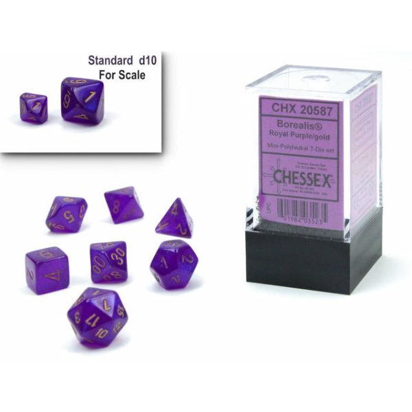 Mini Borealis Luminary Royal Purple w Gold - 7 Die Set (CHX20587) Online Hot Sale