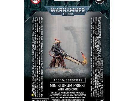 Adepta Sororitas Ministorum Priest With Vindictor Sale