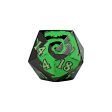 Inscripted Dragon Green - Metal RPG Dice Set (LPG) Cheap