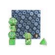 Draco Bright Green Brass - Metal RPG Dice Set (LPG) Online